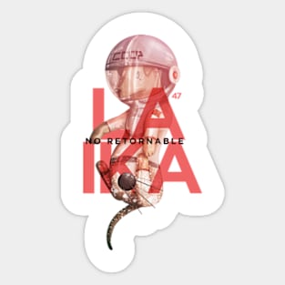 LAIKA, no retornable, COLOR Sticker